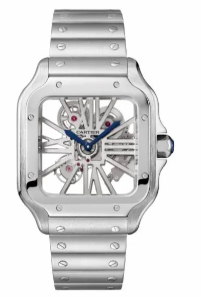 Cartier Santos De Cartier Skeleton